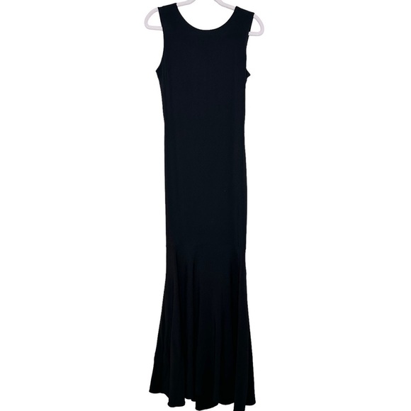 NWT Dress the Population Medium Drop Waist Twist back Sleeveless Gown - Picture 1 of 11